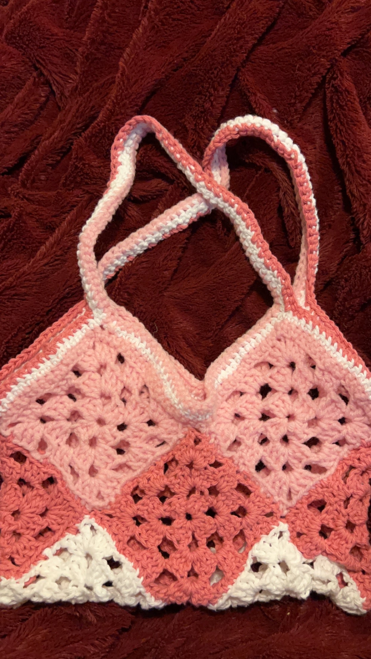 Crochet purse